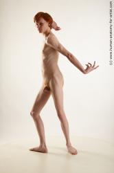 Nude Man White Standing poses - ALL Slim Medium Red Standing poses - simple Realistic